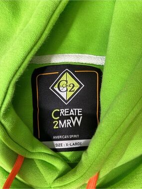 Men’s Crewneck Sweater in Lime Green